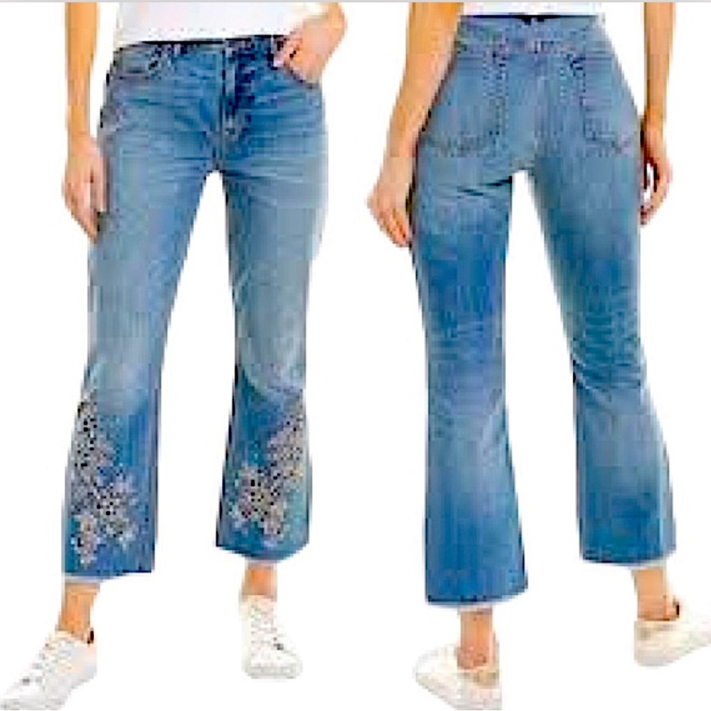 Johnny Was Indigo baby boot jeans